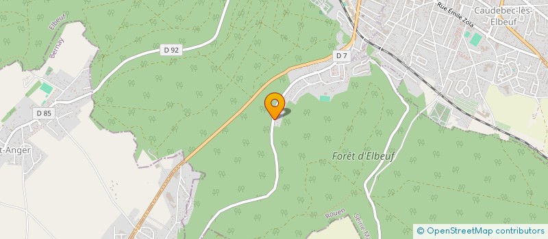 localisation de l'entreprise MONSIEUR DAMIEN GUILLET  ELBEUF