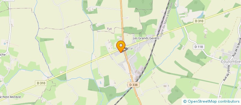 localisation de l'entreprise MONSIEUR DAMIEN GUILLET  FRESNAY-SUR-SARTHE