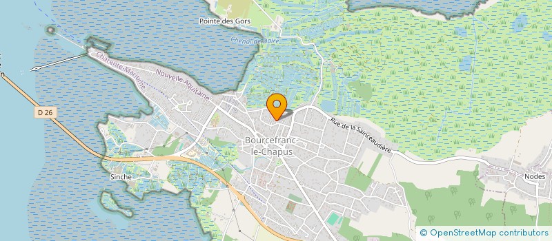 localisation de l'entreprise MONSIEUR DAMIEN GUILLONNEAU  BOURCEFRANC-LE-CHAPUS