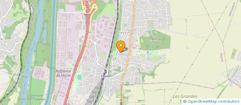 localisation de l'entreprise MONSIEUR DAMIEN GUILLOUX  FEYZIN