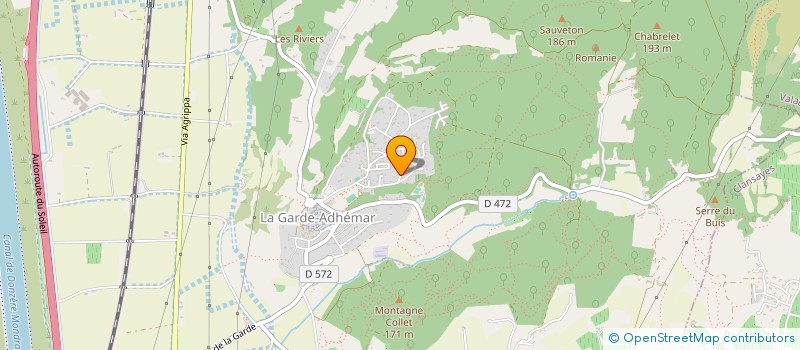 localisation de l'entreprise MONSIEUR DAMIEN GUIOT  LA GARDE-ADHEMAR