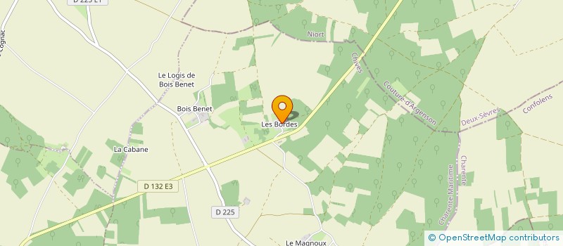 localisation de l'entreprise MONSIEUR DAMIEN GUIVIER  COURCOME