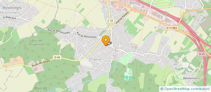 localisation de l'entreprise MONSIEUR DAMIEN GUYON à ORGEVAL