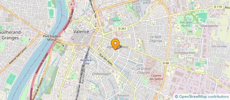 localisation de l'entreprise MONSIEUR DAMIEN HABAS à VALENCE