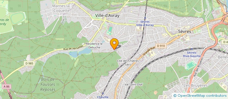 localisation de l'entreprise MONSIEUR DAMIEN HALART à VILLE-D'AVRAY