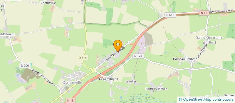 localisation de l'entreprise MONSIEUR DAMIEN HAMEL  OSMANVILLE