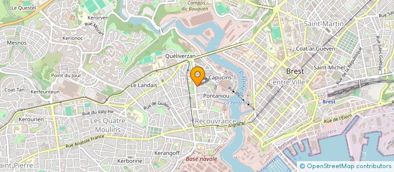 localisation de l'entreprise MONSIEUR DAMIEN HAMON à BREST