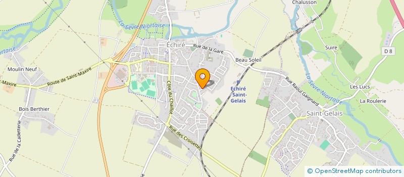 localisation de l'entreprise MONSIEUR DAMIEN HAYE  ECHIRE