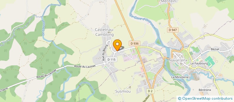 localisation de l'entreprise MONSIEUR DAMIEN HAYET  CASTETNAU-CAMBLONG