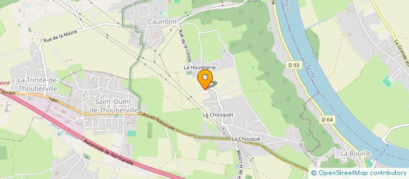 localisation de l'entreprise MONSIEUR DAMIEN HEBERT à CAUMONT