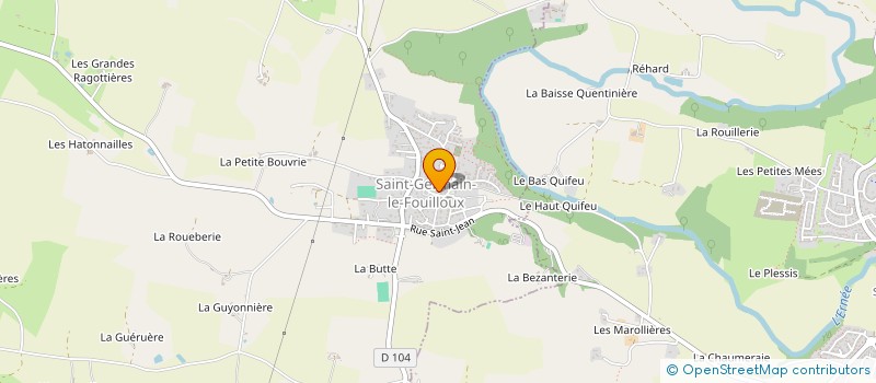 localisation de l'entreprise MONSIEUR DAMIEN HELARD  SAINT-GERMAIN-LE-FOUILLOUX