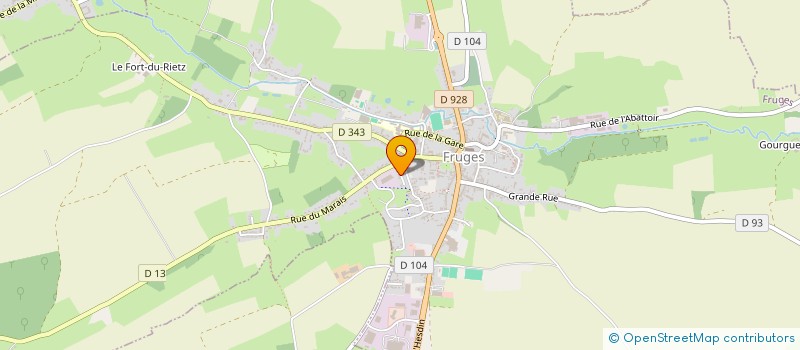 localisation de l'entreprise MONSIEUR DAMIEN HENGUELLE  FRUGES