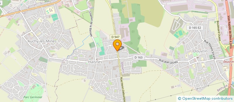 localisation de l'entreprise MONSIEUR DAMIEN HENNEBELLE  HAISNES