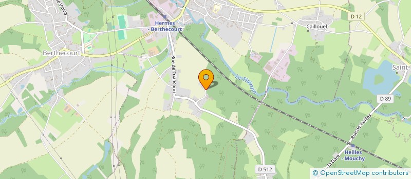 localisation de l'entreprise MONSIEUR DAMIEN HENNIG  HERMES