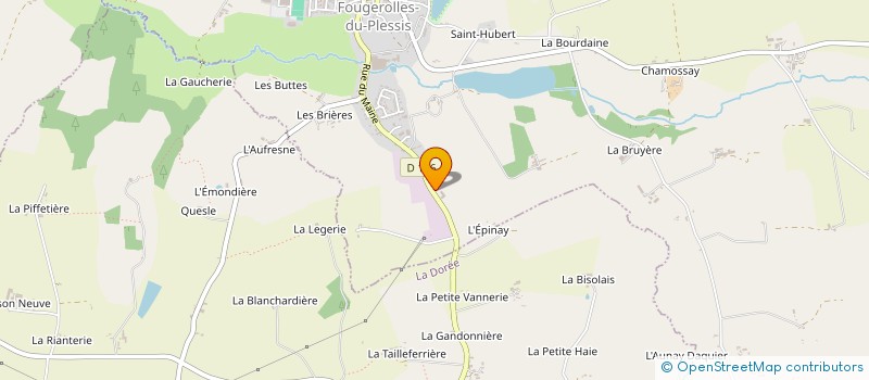 localisation de l'entreprise MONSIEUR DAMIEN HENRY à FOUGEROLLES-DU-PLESSIS