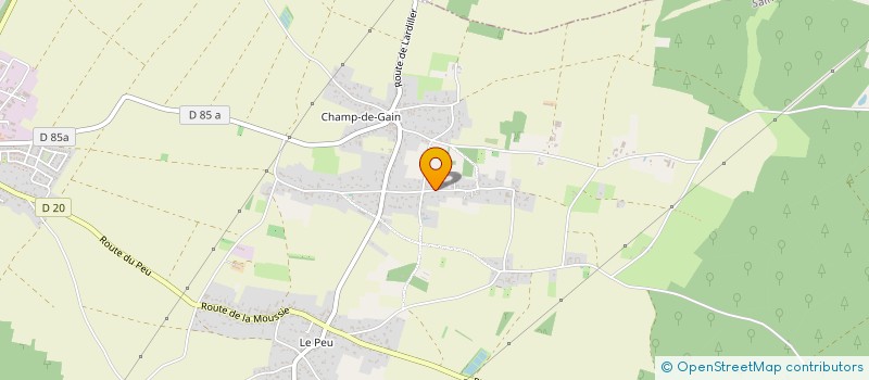 localisation de l'entreprise MONSIEUR DAMIEN HERAULT  SAINT-GEORGES-LES-BAILLARGEAUX