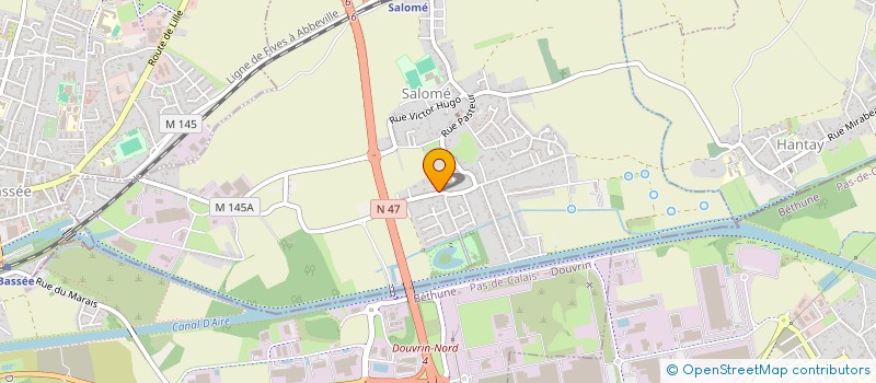 localisation de l'entreprise MONSIEUR DAMIEN HERENG  SALOME