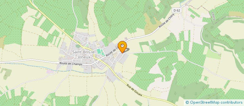 localisation de l'entreprise MONSIEUR DAMIEN HERGOT à ST BRIS LE VINEUX