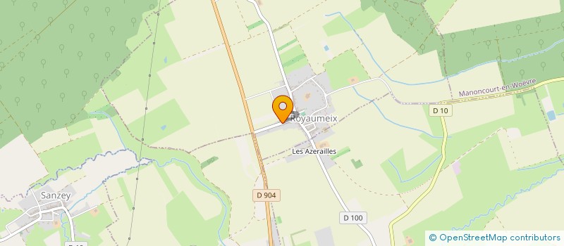 localisation de l'entreprise MONSIEUR DAMIEN HERGOTT  ROYAUMEIX