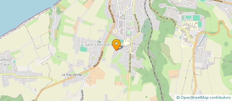 localisation de l'entreprise MONSIEUR DAMIEN HERMAY  SAINT-LEONARD