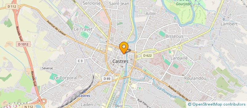 localisation de l'entreprise MONSIEUR DAMIEN HERNANDEZ à CASTRES