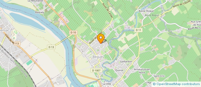 localisation de l'entreprise MONSIEUR DAMIEN HERNANDEZ  BEGUEY