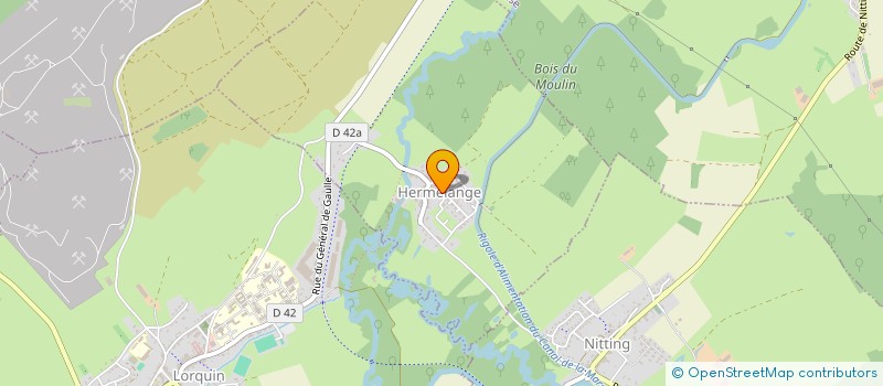 localisation de l'entreprise MONSIEUR DAMIEN HETZEL  HERMELANGE