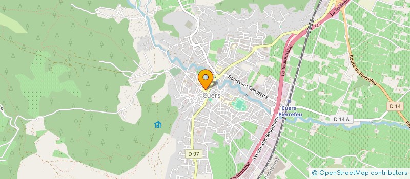 localisation de l'entreprise MONSIEUR DAMIEN HOUPIN  CUERS