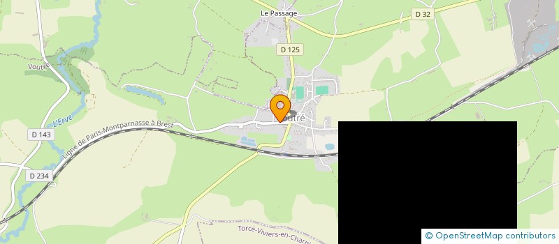 localisation de l'entreprise MONSIEUR DAMIEN HUARD  VOUTRE