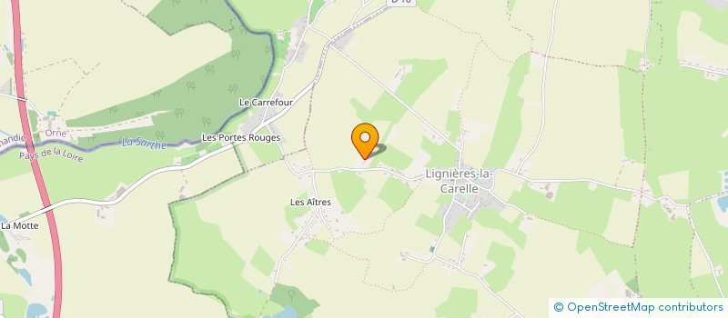 localisation de l'entreprise MONSIEUR DAMIEN HUBERT  VILLENEUVE-EN-PERSEIGNE