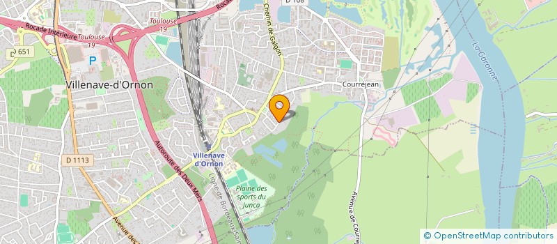 localisation de l'entreprise MONSIEUR DAMIEN HUCTIN  VILLENAVE-D'ORNON