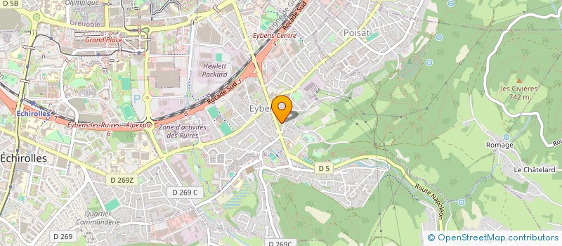 localisation de l'entreprise MONSIEUR DAMIEN IZOARD  EYBENS