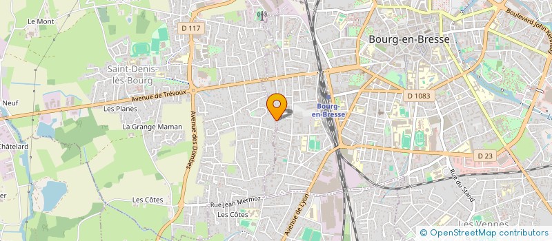 localisation de l'entreprise MONSIEUR DAMIEN JACQUEMET à SAINT-DENIS-LES-BOURG