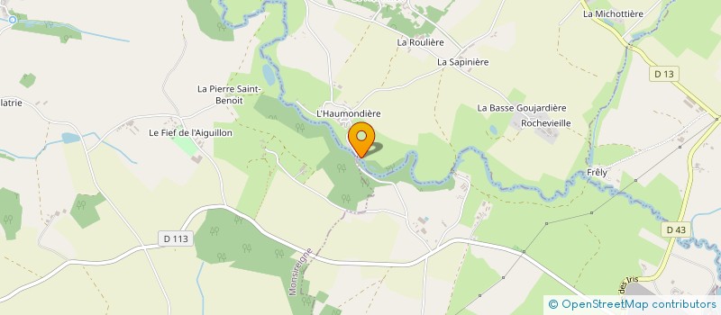 localisation de l'entreprise MONSIEUR DAMIEN JACQUOT  LE BOUPERE