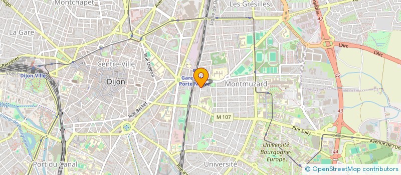 localisation de l'entreprise MONSIEUR DAMIEN JAILLARD  DIJON