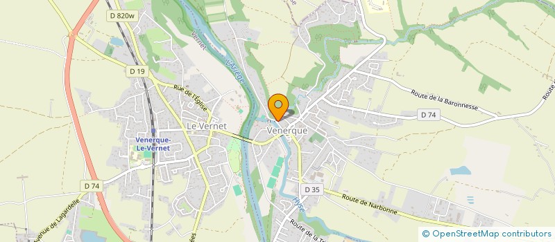 localisation de l'entreprise MONSIEUR DAMIEN JAILLOT à VENERQUE