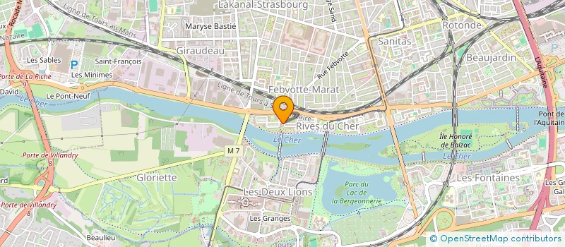 localisation de l'entreprise MONSIEUR DAMIEN JAMET à TOURS