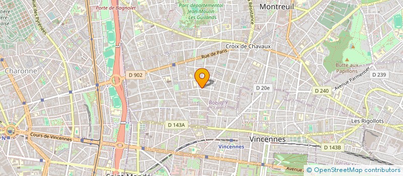 localisation de l'entreprise MONSIEUR DAMIEN JEANNE à MONTREUIL