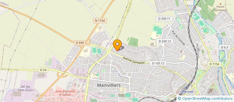 localisation de l'entreprise MONSIEUR DAMIEN JEANNEAU à MAINVILLIERS