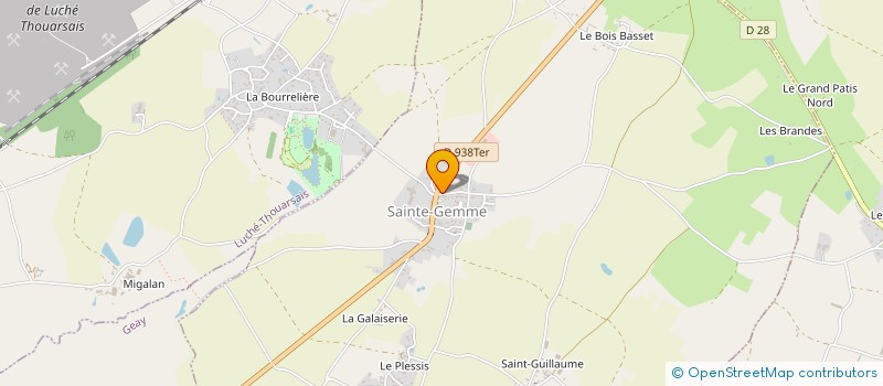 localisation de l'entreprise MONSIEUR DAMIEN JEUDY à SAINTE-GEMME