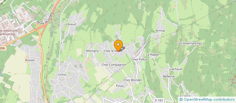 localisation de l'entreprise MONSIEUR DAMIEN JORE  CRANVES-SALES