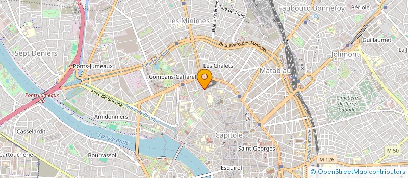 localisation de l'entreprise MONSIEUR DAMIEN JOSEPH  TOULOUSE