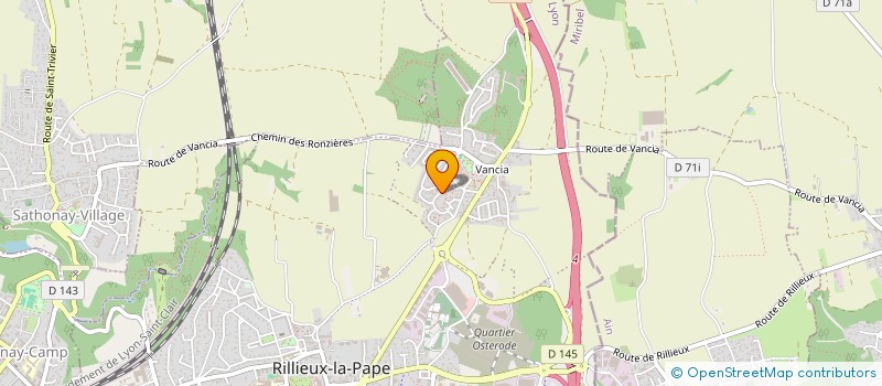 localisation de l'entreprise MONSIEUR DAMIEN JULLIARD  JASSANS-RIOTTIER