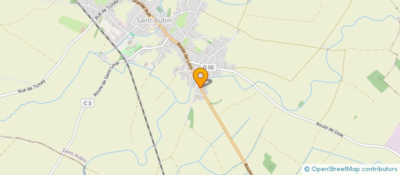 localisation de l'entreprise MONSIEUR DAMIEN JUNOD  SAINT-AUBIN