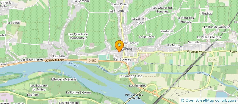 localisation de l'entreprise MONSIEUR DAMIEN JUSTEAU  VOUVRAY