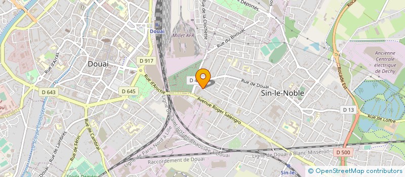 localisation de l'entreprise MONSIEUR DAMIEN KIZEWSKI  SIN-LE-NOBLE