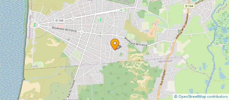 localisation de l'entreprise MONSIEUR DAMIEN KOWALSKI  CUCQ