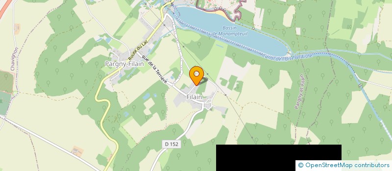 localisation de l'entreprise MONSIEUR DAMIEN KUDESKO  PARGNY-ET-FILAIN