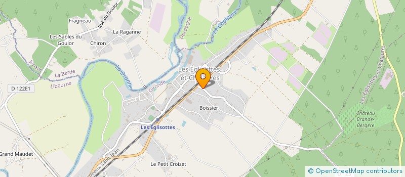 localisation de l'entreprise MONSIEUR DAMIEN LABASSA  LES EGLISOTTES-ET-CHALAURES