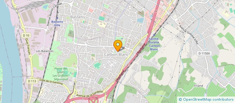 localisation de l'entreprise MONSIEUR DAMIEN LABORDE  CARBON-BLANC